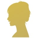 女性の横顔の画像