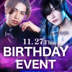 1127男塾本店大輝,ジョーさんバースデーバナー_SP (1)