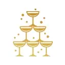 シャンパンタワーの画像